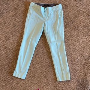 Dress pants, light blue with herringbone texture